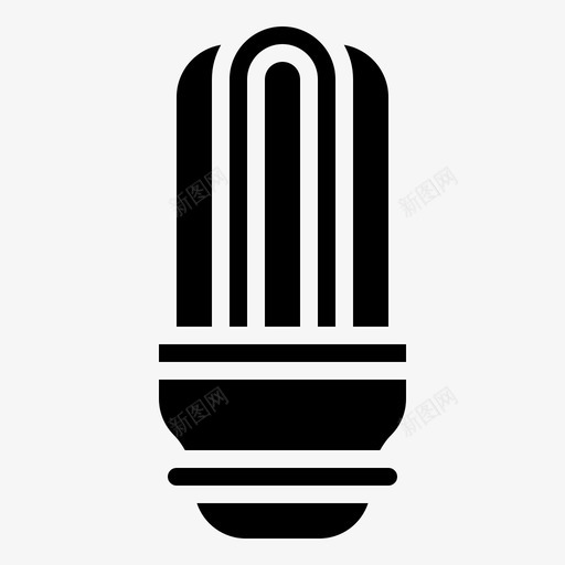 灯泡亮度电图标svg_新图网 https://ixintu.com 亮度 器具 小器 灯泡