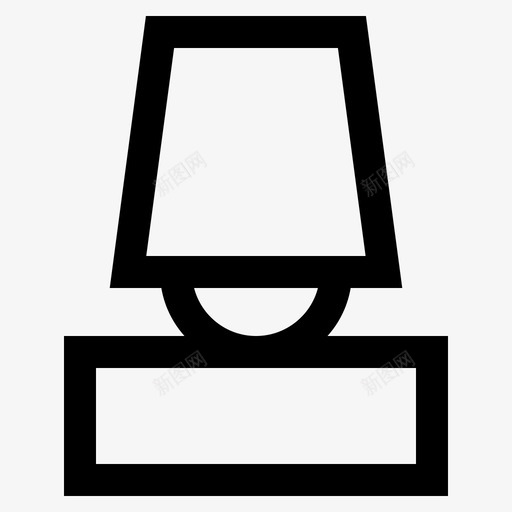 灯具设备家具图标svg_新图网 https://ixintu.com 商店 家具 家具套装 家居 木材 灯具 设备