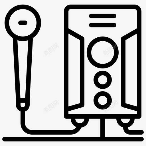 热水器清洁概念图标svg_新图网 https://ixintu.com 家用 机器 概念 清洁 热水器 设备 轮廓