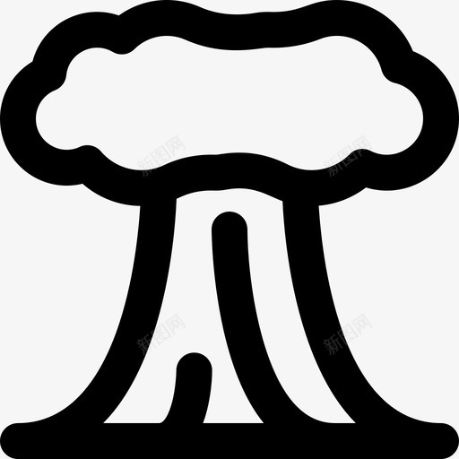 核爆炸紧急服务31直线图标svg_新图网 https://ixintu.com 服务 核爆炸 直线 紧急