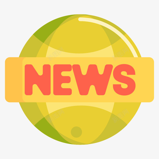 新闻传播媒体2平面图标svg_新图网 https://ixintu.com 传播媒体2 平面 新闻