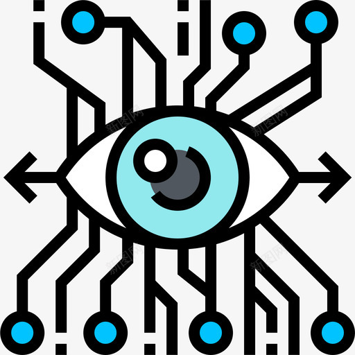 眼睛识别虚拟现实和人脸识别线性颜色图标svg_新图网 https://ixintu.com 人脸 眼睛 线性 虚拟现实 识别 颜色