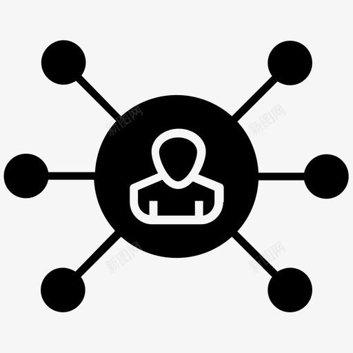 外包员工扩张图标svg_新图网 https://ixintu.com 企业家 劳动力 向量 员工 图标 外包 字形 扩张 自由