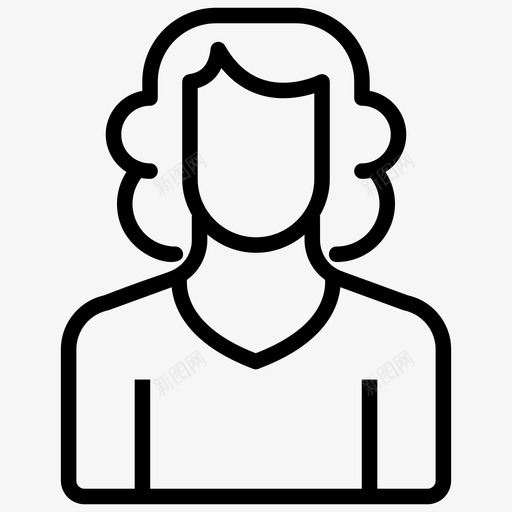 女模头像女孩青少年图标svg_新图网 https://ixintu.com 一套 化身 头像 女人 女孩 女模 年轻人 笑脸 青少年