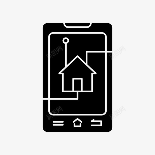 智能家居建筑与城市电路图标svg_新图网 https://ixintu.com 图标 城市 家庭 建筑 智能家居 电路 自动化 遥控