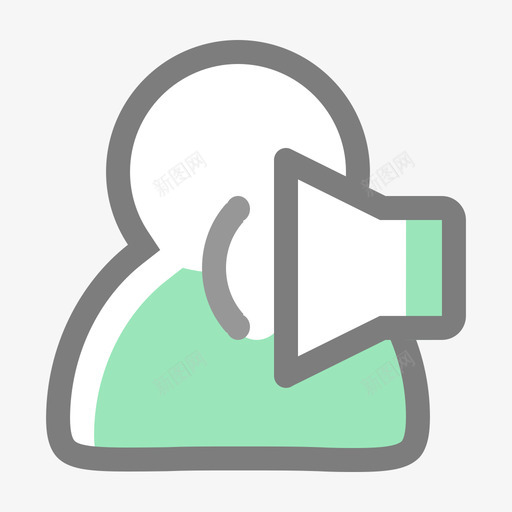 用户声音-01svg_新图网 https://ixintu.com 用户声音-01