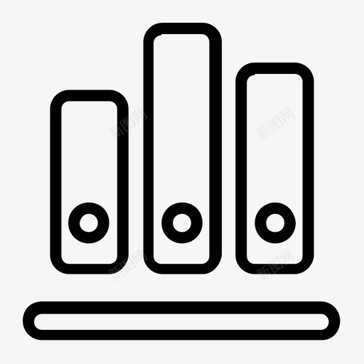 书架-虚svg_新图网 https://ixintu.com 书架-虚
