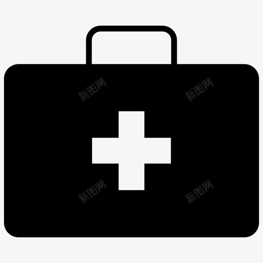 急救箱医生箱医疗箱图标svg_新图网 https://ixintu.com 一套 医生 医疗 图标 字形 室内设计 急救箱 救生