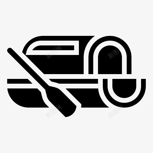 划船河帆图标svg_新图网 https://ixintu.com 划船 帆 河 运输 运输工具