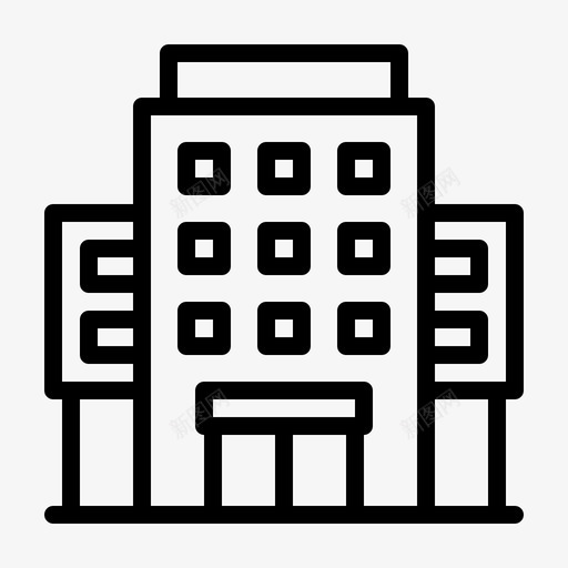 酒店大厦度假图标svg_新图网 https://ixintu.com 大厦 度假 旅游 旅游线路 酒店