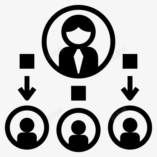 供应商分销划分图标svg_新图网 https://ixintu.com 供应商 分销 划分 图示 流程 流程图 采购