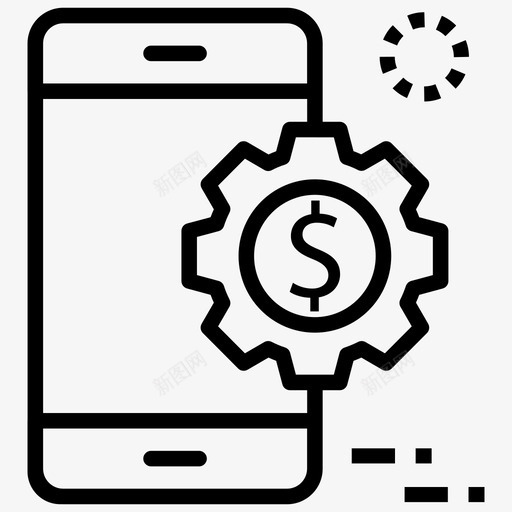 企业管理现金管理财务管理图标svg_新图网 https://ixintu.com 企业管理 数字经济线向量图标集 现金管理 设置 财务管理 财务规划 资金管理