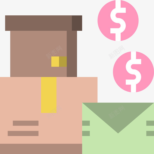 邮政信箱2扁平图标svg_新图网 https://ixintu.com 扁平 邮政信箱2