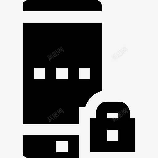 智能手机移动电话8填充图标svg_新图网 https://ixintu.com 填充 智能手机 移动电话8