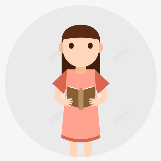 女 灰底svg_新图网 https://ixintu.com 女 灰底