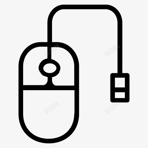 鼠标点击数字图标svg_新图网 https://ixintu.com pc 数字 点击 电子 硬件 鼠标