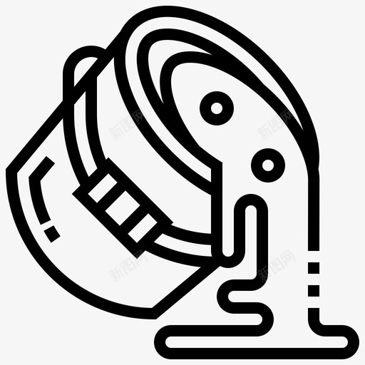 桶篮子容器图标svg_新图网 https://ixintu.com 容器 清洁 篮子
