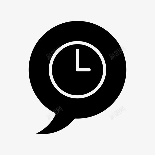 聊天通信历史记录图标svg_新图网 https://ixintu.com 历史记录 消息 短信 聊天 通信 通信标志符号