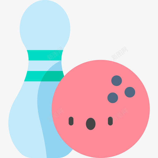 保龄球业余爱好和业余时间4平图标svg_新图网 https://ixintu.com 业余爱好和业余时间4 保龄球 平