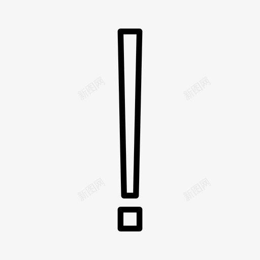 感叹号禁令标记图标svg_新图网 https://ixintu.com 叹号 感叹 标记 禁令 警告 通知