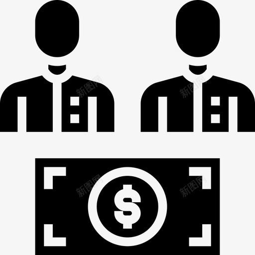 工资企业招聘3雕文图标svg_新图网 https://ixintu.com 企业招聘 工资 雕文
