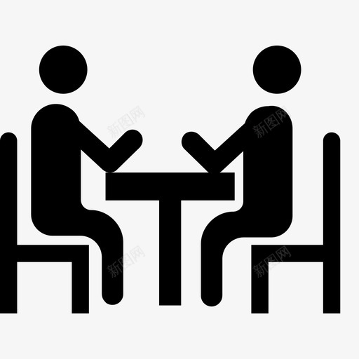 协同工作区域向量讨论会议图标svg_新图网 https://ixintu.com 会议 办公人员 协同工作区域向量 工作场所 工作环境 社交字形向量图标集 讨论