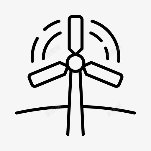可再生能源气候变化地球图标svg_新图网 https://ixintu.com 再生 可再 地球 影响 气候变化 涡轮机 环境 能源 风力