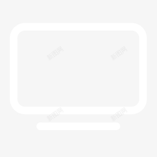电视机svg_新图网 https://ixintu.com 电视机