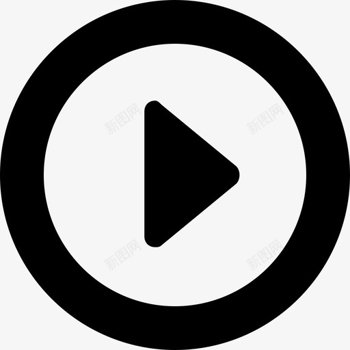 uE980-play-circle-osvg_新图网 https://ixintu.com uE980-play-circle-o
