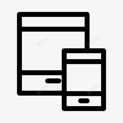 电话移动6升图标svg_新图网 https://ixintu.com 6升 电话 移动