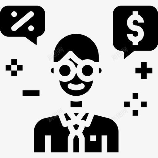 会计和财务教练4扎实图标svg_新图网 https://ixintu.com 会计和财务教练4 扎实