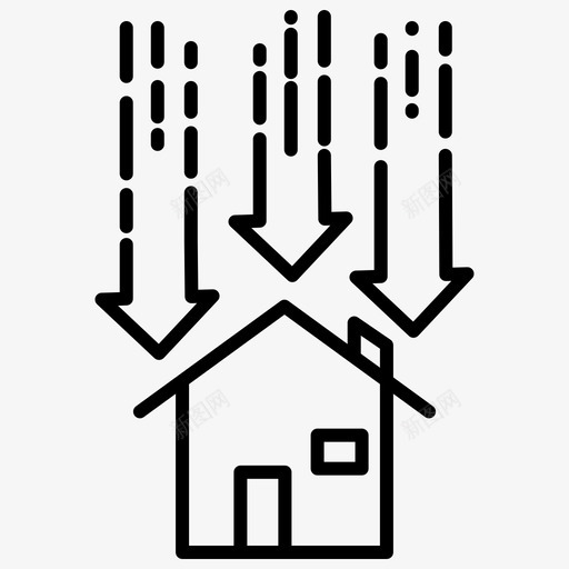 住宅房产房地产图标svg_新图网 https://ixintu.com 住宅 房产 房地产