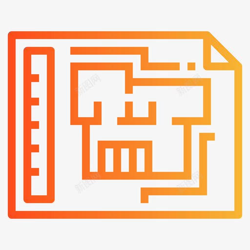 平面图施工110坡度图标svg_新图网 https://ixintu.com 坡度 平面图 施工