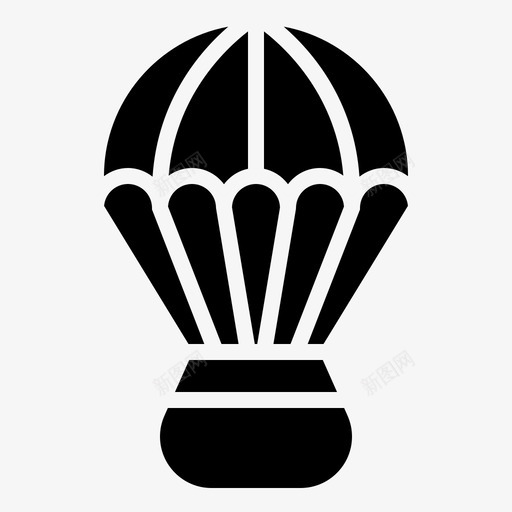 降落伞冒险滑翔伞图标svg_新图网 https://ixintu.com 冒险 滑翔伞 跳伞 运动 运输工具 降落伞