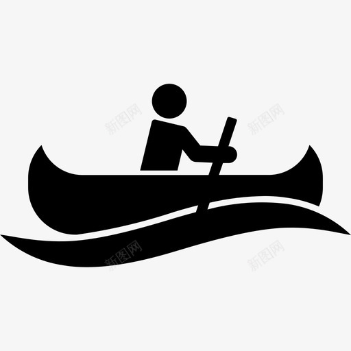 漂流活动极限图标svg_新图网 https://ixintu.com 图标 实心 极限 极限运动 活动 漂流 运动
