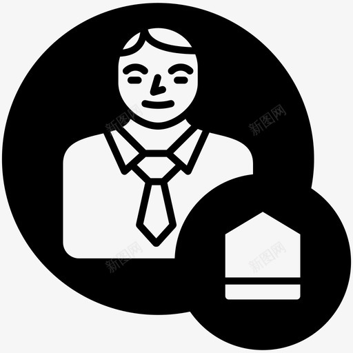 工人候选人家图标svg_新图网 https://ixintu.com 人力资源部分稳定 候选人 官员 家 工人 房子