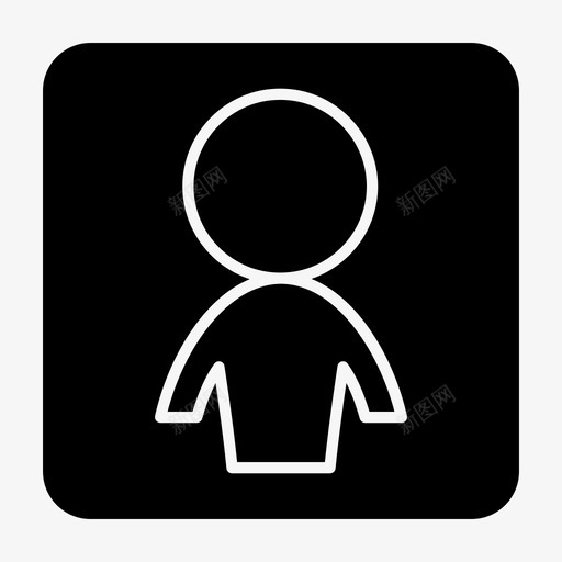 联系人小工具人图标svg_新图网 https://ixintu.com 小工 工具 手机 智能 联系人