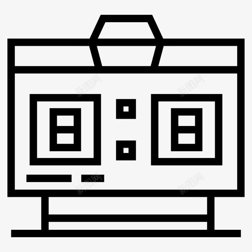 运动记分板游戏分数分数计数图标svg_新图网 https://ixintu.com 分数 图标 成绩 游戏 计数 记分板 运动