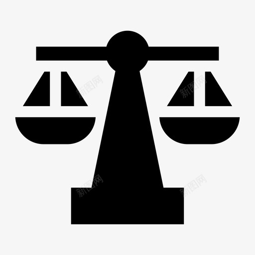 法庭等级平衡等级法官图标svg_新图网 https://ixintu.com 司法 平衡 法官 法庭 法律 等级