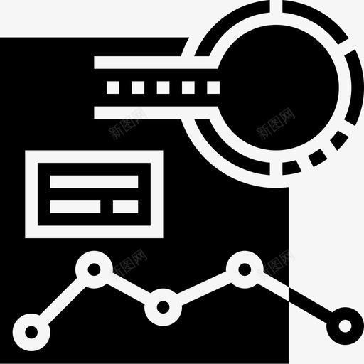 数据数据分析2字形图标svg_新图网 https://ixintu.com 字形 数据 数据分析