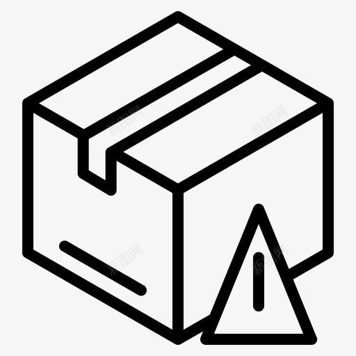 注意力产品盒子捆绑图标svg_新图网 https://ixintu.com 产品 包装 捆绑 注意力 物流 盒子 融和 运输 金融和