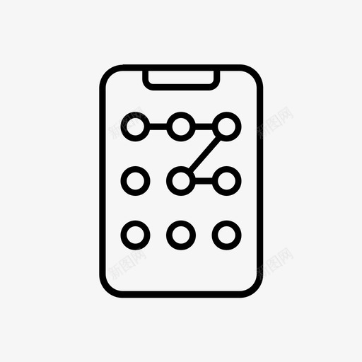 移动模式电话图标svg_新图网 https://ixintu.com 安全 技术 模式 电话 移动 第二
