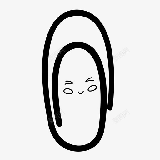 采购产品回形针回形针附件图标svg_新图网 https://ixintu.com kawaii 产品 回形针 学校 教育 文具 用品 采购 附件