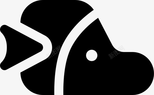 鱼动物异国情调图标svg_新图网 https://ixintu.com 动物 异国情调 水 香精 鱼 鱼翅