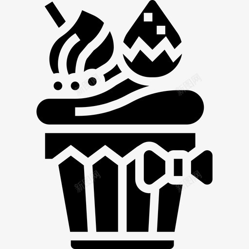 烘焙生日派对33雕文图标svg_新图网 https://ixintu.com 派对 烘焙 生日 雕文