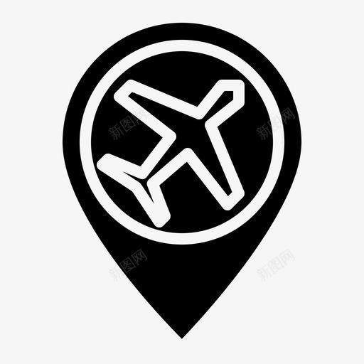 机场历史互联网图标svg_新图网 https://ixintu.com 互联网 历史 地图 年份 机场 海洋 纸张