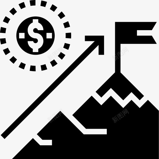 目标营销70填充图标svg_新图网 https://ixintu.com 填充 目标 营销