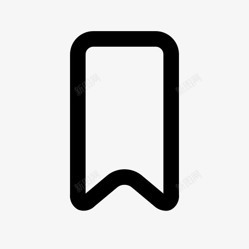 书签标记线条样式图标svg_新图网 https://ixintu.com 书签 标记 样式 线条