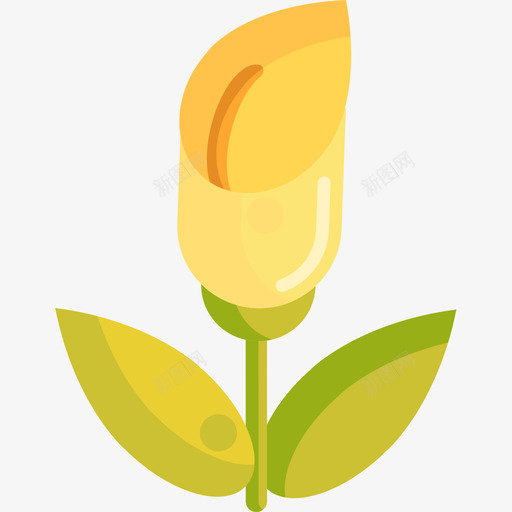 Zantedeschia园艺56平坦图标svg_新图网 https://ixintu.com Zantedeschia 园艺 平坦