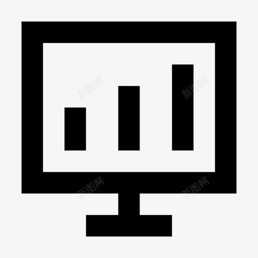 统计图版图表图标svg_新图网 https://ixintu.com 办公室 图版 图表 大纲 监视器 统计 计划 项目管理